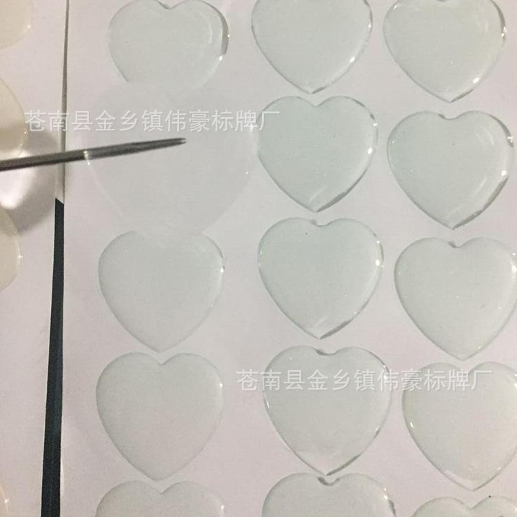 滴胶不干胶标签