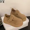 Versión de Piel de Vaca de los Zapatos Birkenstock Todo Incluido para Mujer, Nuevo Estilo Primavera 2026, Suela Gruesa, Mocasines Casuales Cómodos Slip-On