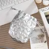 Bolsa de Almacenamiento Brillante de PU con Forma de Mariposa para Salidas, Bolsa con Cordón, Neceser Impermeable, Bolsa de Almacenamiento para Cámara Polaroid, Anticaídas
