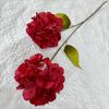 Meiyi Flor Artificial Hortênsia Lollipop de 2 Cabeças Nova Decoração de Banquete de Casamento Flor Bola de Festa de Hotel Flor de Seda Feita à Mão