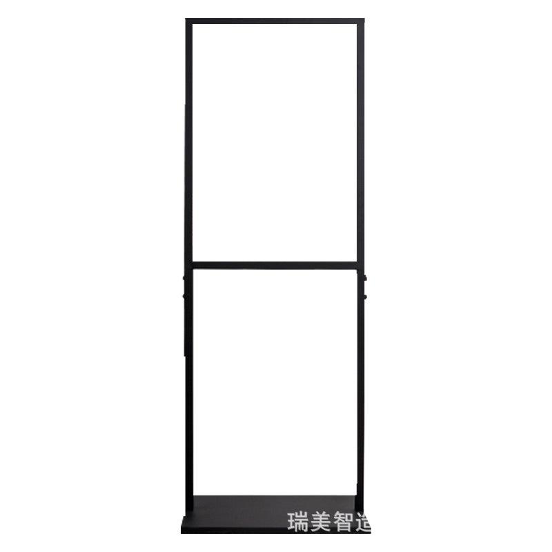 双杆立牌铁质海报架单双面广告牌展示架KT板展架
