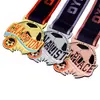 Medallas Personalizadas Transfronterizas de Oro, Plata y Bronce para Carreras de Maratón, Reuniones Deportivas Escolares y Producción de Medallas de Competición