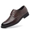 Zapatos de Vestir de Negocios para Hombre de Cuero con Cuero de Vaca Sandalias para Hombre de Talla Grande Zapatos Casuales para Hombre con Zapatos Huecos que Aumentan la Altura
