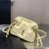 Bolsa Tote Pequena Sorte para Mulheres 2026 Novo Estilo Couro Macio Bolsa Nuvem Bolsa de Ombro com Corrente Transversal Comércio Exterior Transfronteiriço Venda por Atacado