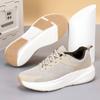 Tamanho Grande Sapatos de Caminhada para Meia-Idade Tênis Esportivo Masculino Casual Verão Malha Respirável Leve Tênis de Corrida Antiderrapante Sapatos de Pai