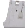 Pantalones casuales de lino nuevos de primavera para hombre, verano, material fino de algodón y lino, absorbentes de sudor, transpirables, rectos, elásticos, pantalones de vestir para hombre