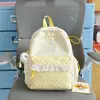 Mochila para niña con ribete de encaje estilo japonés, bolsa linda de doble hombro estilo universitario ins, mochila a cuadros de gran capacidad para estudiantes de secundaria