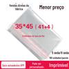 Saco Opp Impresso Personalizado Embalagem Plástica Transparente para Roupas Sacola Autoadesiva 5 Fios 8 Fios 35*45 Atacado