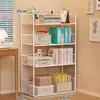 Estantería de pie para baño, Estantería de múltiples niveles para detergente para ropa y lavabo, Estantería de almacenamiento junto a la lavadora en el balcón