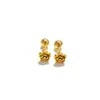 Acero de Titanio Moda Femenina Elegantes Modernos Pendientes de Corazón Nicho Gama Alta Estrella Trébol Tornillo Pendientes de Botón