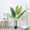 Árvore de simulação planta bonsai planta em vaso shopping center escritório sala de estar decoração flor flor artificial planta verde banana de viajante atacado