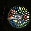Rayo de montaña muerto tira reflectante bicicleta rueda hot wheel rueda tira de tarjeta reflectante bicicleta de montaña anillo de acero tira de advertencia reflectante