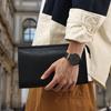 Bolso de hombro informal de piel de vaca para hombre, bandolera de alta gama de piel auténtica, bolso de mano multifuncional para negocios.