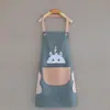 Avental Cozinha Doméstica Cozimento Impermeável e à Prova de Óleo Novo Estilo Masculino e Feminino Cintura Adulto Roupa de Trabalho Moda Conjunto Logo