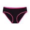 Ropa interior transfronteriza talla grande Sexy Colorblock Algodón Puro Mujer Cintura Baja Sexy Transpirable Cómodo Algodón Puro Bragas Mujer