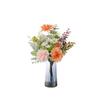 Decoración de Pared Nieve Qiluo Dalia Peonía Flor Artificial Simulada a Mano Hogar Boda Flor de Ramo Flores Cruzado CF02034