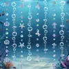 Decoraciones de Actividades de Temporada de Regreso a Clases con Temática Oceánica de Verano para Jardín de Infantes Adornos Colgantes de Cumpleaños Medusas Burbujas Banderines