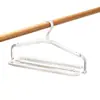 Perchero telescópico plegable triangular para uso doméstico, antideslizante, puede colgar toallas, toallas de baño, sábanas, fundas de edredón y es a prueba de viento