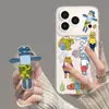Funda de Teléfono de Dibujos Animados Adecuada para Apple 15 Bikini Inferior iPhone 17/16Pm Peculiar con Soporte 14Pro Suave Transparente