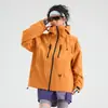 Chaqueta de montaña funcional para exteriores estilo montaña, tres pruebas, corte holgado, ropa de trabajo con capucha, para hombres y mujeres, parejas