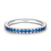 Anillo Europeo y Americano Transfronterizo de Plata S925 para Mujer Anillo de Fila de Plata de Ley Anillo de Plata de Fila para Mujer Diamante de Fila Grande Circonita
