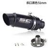 250Sr Z900 Duke390 R6 R1 R3 Mt07 Sc Exhaust Tubo de Escape Modificado para Cilindro de Motocicleta
