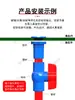 Conector de desagüe de agujero redondo para acuario cabeza plana salida de descarga de PVC accesorios de tubería de aguas residuales para tanque de mariscos caja de transferencia descarga fuerte
