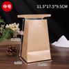 Bolsa de embalaje de té de papel Kraft general en stock, bolsa de escalera de té verde Biluochun Longjing, bolsa de papel de aluminio, bolsa de fondo cuadrado