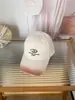 Gorra de Béisbol Bordada con Letras Deshilachadas Estilo Coreano para Mujer, Circunferencia de Cabeza Grande, Ala Ancha, Gorra Vintage de Pato de Gama Alta
