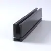 Perfil Extruido de UPE Negro Guía de Cadena de Doble Ranura Guía de Riel Guía Perfil Extruido de Polietileno de Ultra Alto Peso Molecular