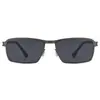 Gafas de Sol Transfronterizas Mismo Estilo para Hombres, Modernas Gafas de Dos Tonos para Exteriores para Mujeres, Gafas de Sol Metálicas de Alta Gama Retro al por Mayor