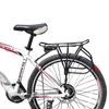 Portabultos trasero para bicicleta de montaña con barandilla, portabultos trasero de acero reforzado, accesorios para bicicleta