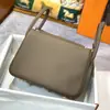 Bolso Lindy de Hilo de Cera Hecho a Mano Piel de Vaca Bolso Doctor 19/26/30 Bolso Almohada Patrón Granulado Bolso de Hombro Cruzado Único para Mujer