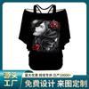 Amazon nuevo chaleco de mujer verano delgado 3D digital Halloween estampado chaleco top de mujer personalización