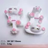 Dibujo Animado Linda Flor Gatito Guitarra DIY Pegamento Crema Funda para Teléfono Pasador Lazo para el Cabello Flor para Zapatos Colgante Accesorios de Resina