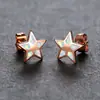 Mini pendientes dulces estilo ins, pendientes Aobao de estrella, diseño de nicho, adornos románticos de corazón femenino