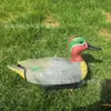 Enfeites artesanais realistas mais vendidos transfronteiriços para decoração externa, espantalhos de animais de caça pastoris, patos-mandarim grandes no atacado