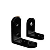 Código de Esquina de Acero Inoxidable Engrosado en Forma de L Accesorios Conectores para Muebles del Hogar Accesorios de Fijación para Camas de Madera Código de Esquina Pequeño Negro en Forma de L