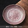 Plato de Apoyo para Olla de Gres Mesa de Burbujas Secas Olla de Arcilla Púrpura Vintage Tapa de Cuenco de Cerámica Almacenamiento Hervidor Soporte Almohadilla para Olla de Burbujas Secas Bandeja para Té