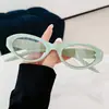 Nuevas Gafas de Sol Retro Ojo de Gato para Hombre Yk Estilo Milenio Gafas de Sol Estilo Callejero para Niñas Gafas de Sol de Gama Alta Anti-UV