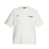 Marca de Moda Americana Representa Logo Básico Pequeño Letra Camiseta de Manga Corta Holgada Casual para Hombre y Mujer Transfronteriza Media Manga