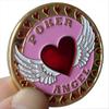 Prensador de tarjetas de regalo Texas Hold'em con chip metálico y protector de tarjetas chapado en oro de 100 g opcional