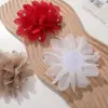 Elegantes y de Alta Gama Coreanos Chifón Pedrería Camelia DIY Accesorios para el Cabello Hechos a Mano Broche Accesorios para Ropa Accesorios