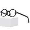 Gafas para miopía de mujer con graduación radiación de rayo azul anti-marco grande liso adelgazante de cara marco de gafas pequeño retro ZN3664