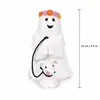 Nuevas decoraciones transfronterizas de perros fantasma de Halloween paseando, adornos para el hogar y el jardín, ambiente festivo con temática de fantasmas