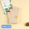 Guantes de Invierno Cálidos de Felpa Elásticos de Dedo Dividido para Bebé Niño y Niña Guantes para Niños Guantes para Estudiantes para Exteriores Tejidos de Cinco Dedos