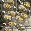 Cinta correctora de gato de queso gelatina estilo Ins de aspecto de alta gama corazón de niña estudiante transparente portátil pequeña cinta correctora