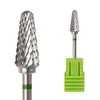 Produto Novo de Fábrica Cabeça de Polimento para Manicure de Aço de Tungstênio Dente Cruzado Dente Trapezoidal Broca de Manicure de Aço de Tungstênio para Mão Esquerda e Direita Cabeça para Remoção de Unhas