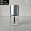Suministro de fábrica botella de esmalte de uñas con tapa cepillo botella de pintura Botella vacía de esmalte de uñas Botella vacía de esmalte de uñas 15ml botella con cepillo
