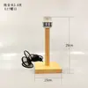 Base de lámpara de mesa de madera maciza base de madera portalámparas enchufable base de tornillo e27 base e14 bricolaje con cable con interruptor base de lámpara de mesa